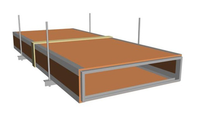 1小時(shí)纖維增強(qiáng)硅酸鹽板風(fēng)管防火包覆